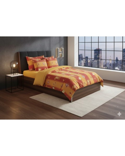 Tek Kişilik Taraftar Nevresim Takımı, 90*190 Lastikli Çarşaflı Gs 155 x 215