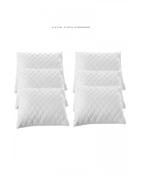 ALE HOME 6 Adet 50x70 Cm Kapitone Desenli Fermuarlı Tela Yastık Koruyucu Alez 50 x 70