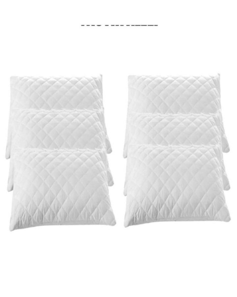 ALE HOME 6 Adet 50x70 Cm Kapitone Desenli Fermuarlı Tela Yastık Koruyucu Alez 50 x 70