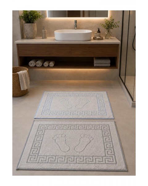 %100 Organik Pamuklu 50 X 70 Otantik Havlu Banyo Ve Lavabo Paspası