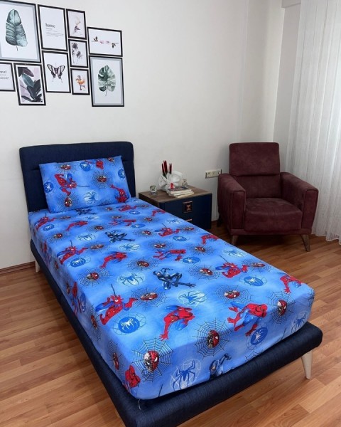 Tek Kişilik Lastikli Çarşaf (Yastıklı) Tek Kişilik Lastikli Çarşaf (Yastıklı)