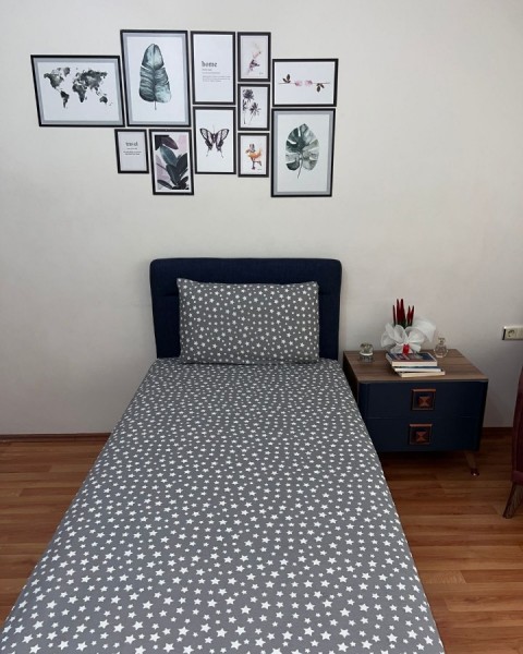 Tek Kişilik Lastikli Çarşaf (Yastıklı)