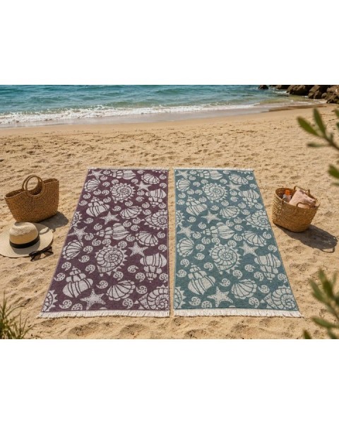 2 adet deniz yıldızı plaj duş havuz sauna spa spor seyahat havlusu 70x150