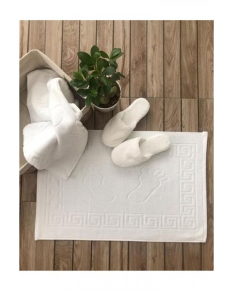Ayak izli Banyo paspası, Ayak Havlusu, Banyo Paspası,lavabo Paspası 50 x 70