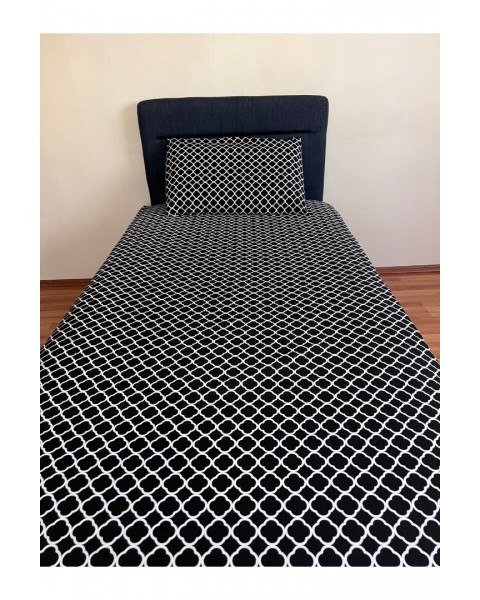 Fitted Lastikli Çarşaf (YASTIKLI) Takımı Siyah Fitted Lastikli Çarşaf (YASTIKLI) Takımı Siyah
