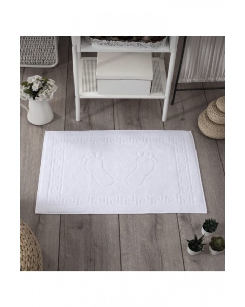 Pamuklu Banyo Paspası Ayak Havlusu 50x70 Beyaz Yüksek Emici Özellikli 50 x 70 Pamuklu Banyo Paspası Ayak Havlusu 50x70 Beyaz Yüksek Emici Özellikli 50 x 70