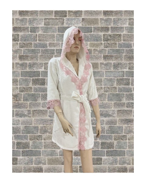 Dantelli Bornoz M  Unisex PEMBE