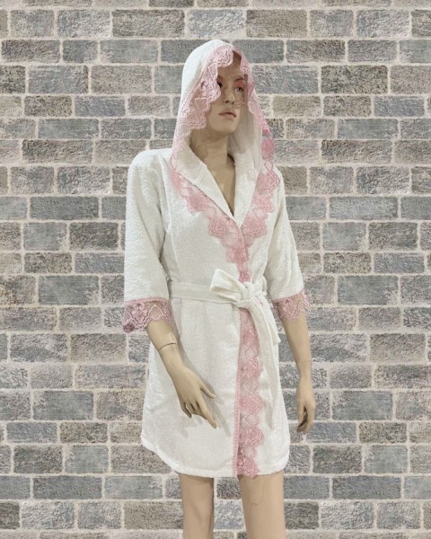 Dantelli Bornoz M  Unisex PEMBE