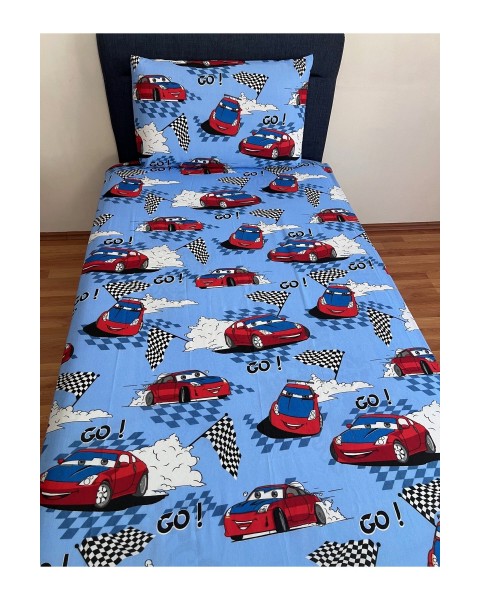Tek Kişilik Lastikli Çarşaf (YASTIKLI) Takımı Araba 100 x 200 100 x 200  araba