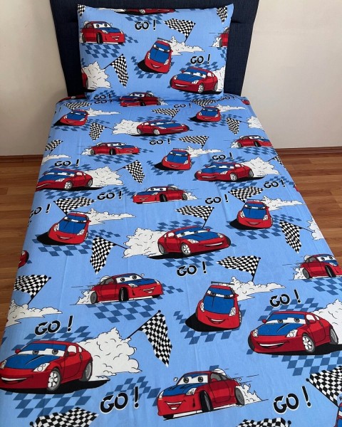 Tek Kişilik Lastikli Çarşaf (YASTIKLI) Takımı Araba 100 x 200 100 x 200  araba